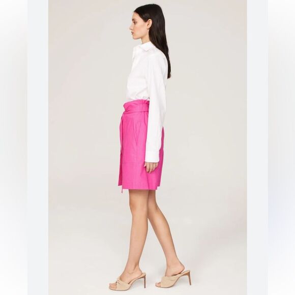 Eudon Choi Pink Pleated Shorts 8 - Picture 3 of 8